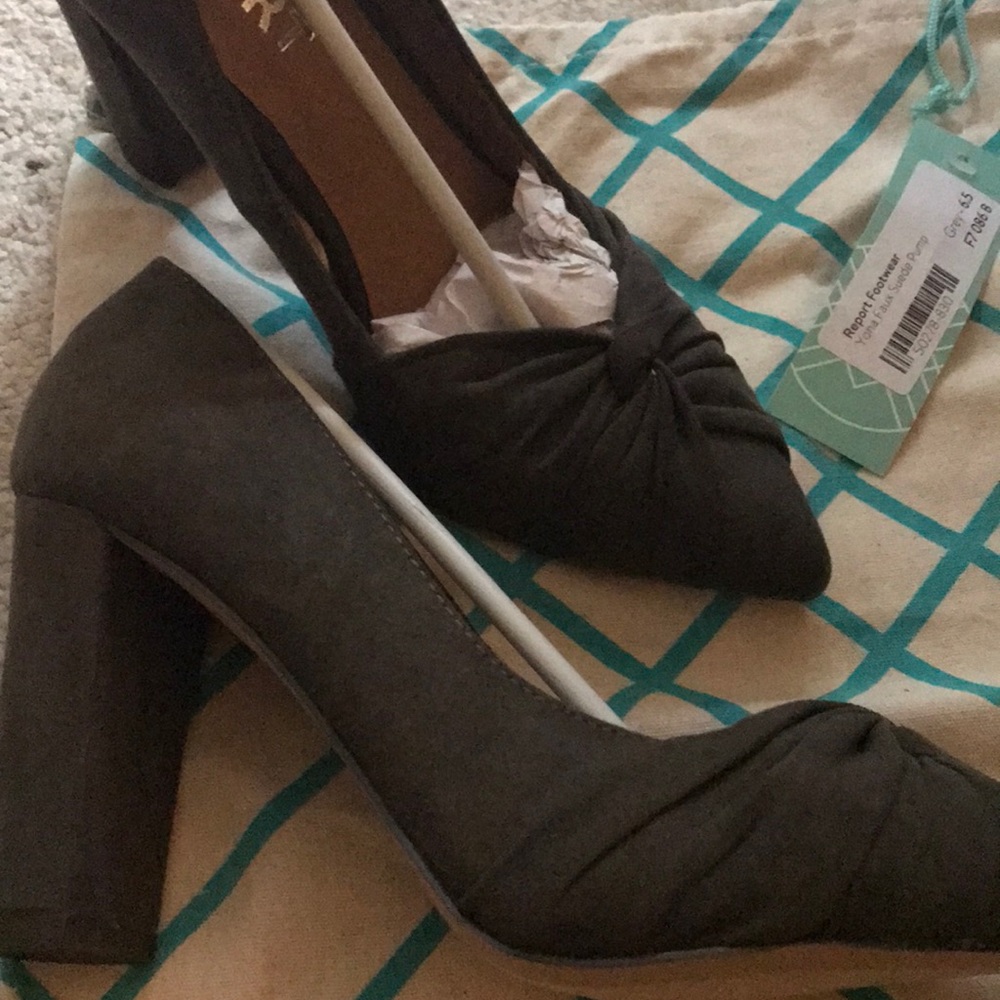 REPORT dark brown/grey pumps NWT - Picture 2 of 8